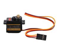 KKPLZZ Kit de Servomoteur, Engrenage Métallique, Réponse Rapide à Faible Bruit, étanche avec Support Bras 15T pour Voiture SCX24 1/24 RC (Noir)