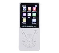 KKPLZZ Lecteur MP3 Bluetooth 5.0, Lecteur de Musique Portable à écran de 1,8 Pouces avec Son Hi FI, Radio FM, Enregistrement, pour la Course à Pied, Le Jogging et Le Cyclisme (Blanc)