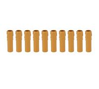KKPLZZ Lot de 10 Manchons de Bougies de 10,2 Cm, Simulation de Motif de Goutte de Cire Vintage pour Lustre à Douille E14, avec Matériau ABS Ignifuge, pour Lampes Murales, Lustres Rétro (Jaune)