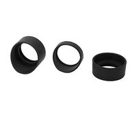 KKPLZZ Lot de 3 Protections Oculaires de Microscope, Couvercles D'oculaires en Caoutchouc Souple avec Conception Pliable pour Les Microscopes SW SM ZM, Olymp