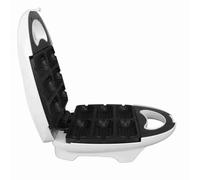 KKPLZZ Machine à Chiens de Maïs 750 W, Machine à Gaufres Antiadhésives pour Chiens de Maïs Fabrique 6 Mini de à la Fois, avec de Petites Ouvertures pour une (Prise UE 220-240V)