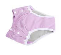 KKPLZZ Sous-vêtements D'incontinence Lavables, Couches Lavables Réutilisables en Pur Coton Hautement Absorbantes et Anti-fuite pour Adultes et Personnes âgées, avec Ajustement Con (M)