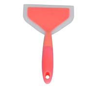 KKPLZZ Spatule en Silicone, Spatule de Cuisson Antiadhésive de qualité Alimentaire avec Poignée Ergonomique et Trou de Suspension, pour Outils de Cuisine à Crêpes et Omelettes (Tête de pelle orange)