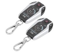 KKPLZZ Système D'alarme pour Moto, Démarrage à Distance Bidirectionnel, | Télécommande Antivol, ABS, Ajustement Universel 12 V, Alerte de Fil coupé, Localisateur de Parking, Portée de 300 M,