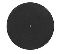 KKPLZZ Tapis de Plateau Tournant, Tapis de Disque Vinyle en Caoutchouc Antidérapant Résistant à l'électricité Statique, avec Fente pour étiquette, pour Lecteur de Disque