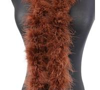 KKRANG Boas en Plumes de Marabout colorées de 18 g, châle Blanc pour Mariage, Cosplay, vêtements, Accessoires et décoration