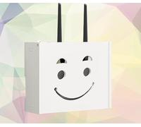 KKRANG Boîte de Rangement pour routeur, boîte de Rangement Murale pour routeur WiFi, étagère pour routeur sans Fil, Support pour routeur WiFi, Support pour routeur WiFi, B-22x20x8.5cm