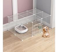 KKRANG Cage pour Chat Grande Cage à Monter soi-même pour Petits Animaux d'intérieur, Cage pour Chaton, Cage pour Furet, Parc pour Chien, pour Chats, Lapins, Chinchillas