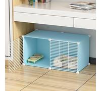 KKRANG Cage pour Chaton pour Chats d'intérieur, enclos pour Chaton avec Grille cryptée de 1,5 cm/0,6", Cage pour Chat, Cage pour Furet, Maison d'intérieur pour Animaux de Compagnie pour 1 à 2 Chat