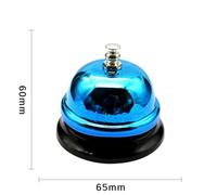 KKRANG Cloche d'appel de 65 mm pour Bureau, Cuisine de Noël, comptoir d'hôtel, réception, Cloches de Noël, Petite Cloche Simple, Cloche de Salle à Manger