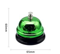 KKRANG Cloche d'appel de 65 mm pour Bureau, Cuisine de Noël, comptoir d'hôtel, réception, Cloches de Noël, Petite Cloche Simple, Cloche de Salle à Manger