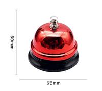 KKRANG Cloche d'appel de 65 mm pour Bureau, Cuisine de Noël, comptoir d'hôtel, réception, Cloches de Noël, Petite Cloche Simple, Cloche de Salle à Manger