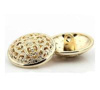 KKRANG Lot de 30 Boutons Ronds Vintage en métal à Motif Floral pour vêtements, Couture, Tricot, Bricolage, décoration de vêtements et Manteaux
