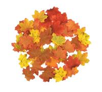 kkrrammii Lot de 400 feuilles d'érable artificielles en tissu pour travaux manuels, décoration d'automne, mariage, Thanksgiving, Halloween