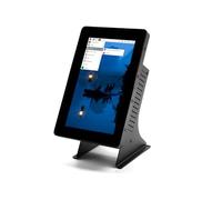 KKSB Boîtier support pour Raspberry Pi 5 et écran officiel 5" 2 - Boîtier en aluminium et acier avec bouton d'alimentation intégré, compatible avec chapeaux et refroidisseur officiel
