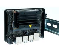 KKSB Support de fixation sur rail DIN pour Nvidia Jetson Nano Dev Kit, Orin et Xavier NX - Plusieurs positions de fixation