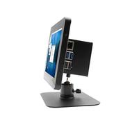 KKSB Vitrine pour Raspberry Pi Touch Display 2 avec support et boîtier pour Raspberry Pi 5 avec espace pour chapeaux et refroidisseur discret