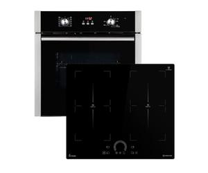 KKT KOLBE Cuisinière | 60cm Four encastrable BO8805SS | 59cm Plaque Induction IH85904FZ | Gril | Air chaud | Timer automatique | Double Vitrage d'isolation thermique | Sécurité enfant | SET8805IH594FZ