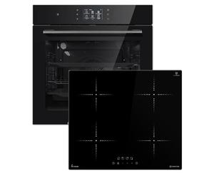 KKT KOLBE Cuisinière autonome | Four encastrable 60 cm EB8017TFT | Écran tactile TFT | Fermeture douce | Plaque à induction IH85900RL 59 cm | Catalyse | Fonction pizza | Barbecue chaleur tournante |