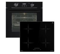 KKT KOLBE ensemble encastrable autonome | four encastrable 60 cm BO7010FB | table de cuisson à induction 59 cm IH85900RL | nettoyage catalytique | AirFry | chaleur tournante | SET7010FBIH859RL