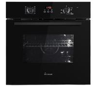 KKT KOLBE Four encastrable 60 cm autonome Full-Black 70 L 3 kW chaleur tournante minuterie sécurité enfant BO8005FB