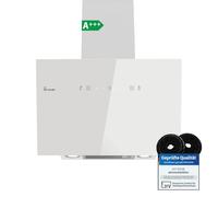 KKT KOLBE Hotte aspirante 60 cm | Circulation d'air évacué | 782 cbm/h | Hottes murales sans tête | Blanc | Verre | Contrôle gestuel | Contrôle tactile du capteur | Éclairage LED | TRIO6025W
