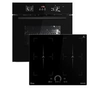 KKT KOLBE Kit de cuisinière autonome | Four encastrable 60 cm BO8005FB | Plaque à induction IH85904FZ 59 cm | Grill | Air chaud | Minuterie automatique | Double vitrage de protection thermique |