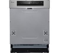 KKT KOLBE Lave-vaisselle encastrable | Lave-vaisselle partiellement intégrable | 60cm | Acier inoxydable | AquaStop | Panier supérieur réglable en hauteur | 8 programmes de lavage | 14 couverts | Dépa