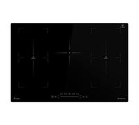 KKT KOLBE plaque à induction 77 cm noire, encastrable autonome sans cadre | 11200 W | 5 foyers dont 2 zones flex | 9 niveaux, TouchSelect slider | minuterie, booster | IH87705FZ