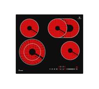 KKT KOLBE | Plaque de cuisson en céramique 60 cm | 6,6 kW | 4 zones de cuisson | 9 niveaux de puissance | Double zone de cuisson et zone de cuisson | Touch Slider | CH5901RL