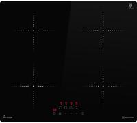 KKT KOLBE Table de cuisson à induction 60 cm | autarcique | sans cadre | plaque de cuisson à 4 zones | 9 niveaux | minuterie d'arrêt | détection de casserole | verrouillage des touches | IH85900RL