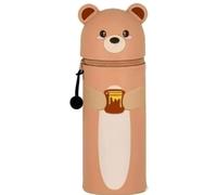 KKTONGXI Trousse à Crayons Télescopique Animal Trousse Retractable Crayon Trousse à Crayons avec Fermeture éclair, Sac à Crayons école Papeterie Organisateur Trousse Scolaire pour Garçons Filles (C)