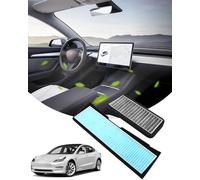 KKTR-CAR pour Tesla Model 3 ensemble de 2 filtres à air HEPA externes, mode de recirculation externe pour Tesla BioDefence Mode (2021-2023).