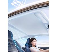 KKTR-CAR Tesla Pare-Soleil Modèle Y Accessoires Toit en Verre Pare-Soleil Toit Arrière Pare-Soleil Compatible pour Tesla Model Y 2021+ (Model Y) TSL-3/Y-S