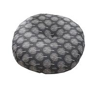 KKTX Coussin de siège Rond en Coton et Lin de Couleur Unie, Tapis de Tatami épais, Coussin de Sol de canapé de Salon, Oreiller pour la décoration extérieure de la Maison,70cm,#7