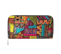 kkvhhyuo Beach Maui Hawaii Sunset Sea Waves Clouds Portefeuille long en cuir avec 8 emplacements pour cartes, poche zippée pour pièces de monnaie et deux compartiments pour espèces pour femmes et