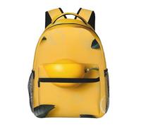 kkvhhyuo Beach Maui Hawaii Sunset Sea Waves Clouds Print Casual Sac à dos léger décontracté Sac de voyage décontracté pour homme femme Sac d'école pour garçons et filles, Art du citron jaune, One Size