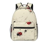 kkvhhyuo Beach Maui Hawaii Sunset Sea Waves Clouds Print Sac à dos léger pour ordinateur portable pour homme et femme Sac à dos d'école pour garçons et filles, Impression artistique Ladybug Tracks