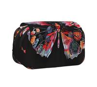 kkvhhyuo Grande trousse à crayons avec imprimé pyramides d'Égypte - Trousse à crayons - Trousse à crayons portable multifonction - Organiseur de bureau - Unisexe pour le bureau et les cosmétiques