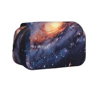 kkvhhyuo Grande trousse à crayons avec imprimé univers galaxie et espace extra-atmosphérique, trousse à crayons, trousse à crayons, trousse à crayons, trousse à crayons portable multifonctionnelle