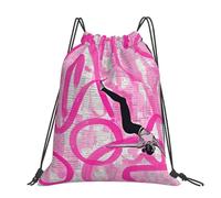 kkvhhyuo Heaps of Orange Monarch Butterflies Sac à dos avec cordon de serrage et sangles réglables pour le sport, les voyages, la natation, l'école, Gymnastique rose., One Size, Sac à dos tyrolien