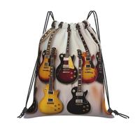 kkvhhyuo Heaps of Orange Monarch Butterflies Sac à dos avec cordon de serrage et sangles réglables pour le sport, les voyages, la natation, l'école, Collection Guitar, One Size, Sac à dos tyrolien