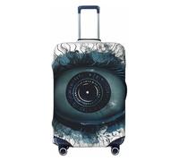kkvhhyuo Housse de protection élastique pour valise de 45,7 à 81,3 cm, motif mauvais œil, Noir , XL, Imprimé
