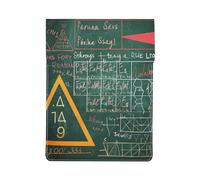 kkvhhyuo Housse de protection fine en cuir synthétique pour ordinateur portable 13" Motif chats et fleurs, Formulas Formes Théorie Math Leçon Mot, Taille unique