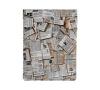 kkvhhyuo Housse de protection fine en cuir synthétique pour ordinateur portable de 13" avec touches de piano et notes de musique - Pour le travail et les voyages, Journal HD, Taille unique