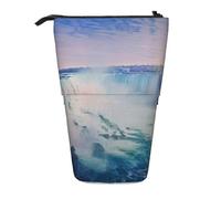 kkvhhyuo Jolie trousse à crayons avec imprimé papillon - Grande capacité - Esthétique - Avec fermeture éclair - Portable - Pour l'école, les étudiants, le bureau, Niagara Falls, One Size, Trousse de