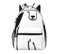 kkvhhyuo Karate-highkick-icon Sac à dos décontracté imprimé, sac à dos léger pour ordinateur portable pour voyage, université, trajets en w nd, aventures., ours polaire, One Size