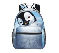kkvhhyuo Karate-highkick-icon Sac à dos décontracté imprimé, sac à dos léger pour ordinateur portable pour voyage, université, trajets en w nd, aventures., Adorables pingouins qui prennent des