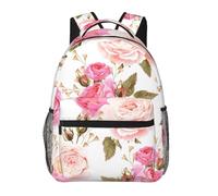 kkvhhyuo Karate-highkick-icon Sac à dos décontracté imprimé, sac à dos léger pour ordinateur portable pour voyage, université, trajets en w nd, aventures., Rose., One Size