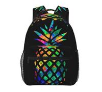 kkvhhyuo Karate-highkick-icon Sac à dos décontracté imprimé, sac à dos léger pour ordinateur portable pour voyage, université, trajets en w nd, aventures., Ananas, One Size